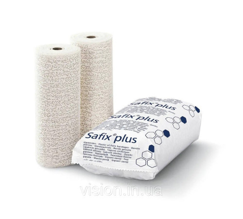 Бінти гіпсові Safix plus / Сафікс плюс 15см х 3м 2шт