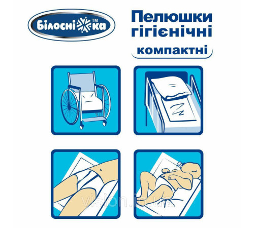 Пелюшки одноразові 90см х 60см 120 шт.